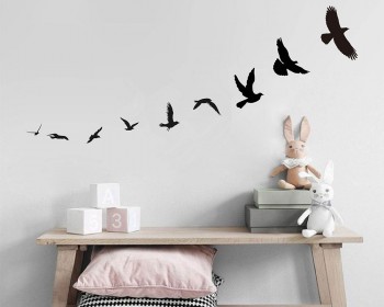A Set of 9 Flying Birds A Set of 9 Flying Birds